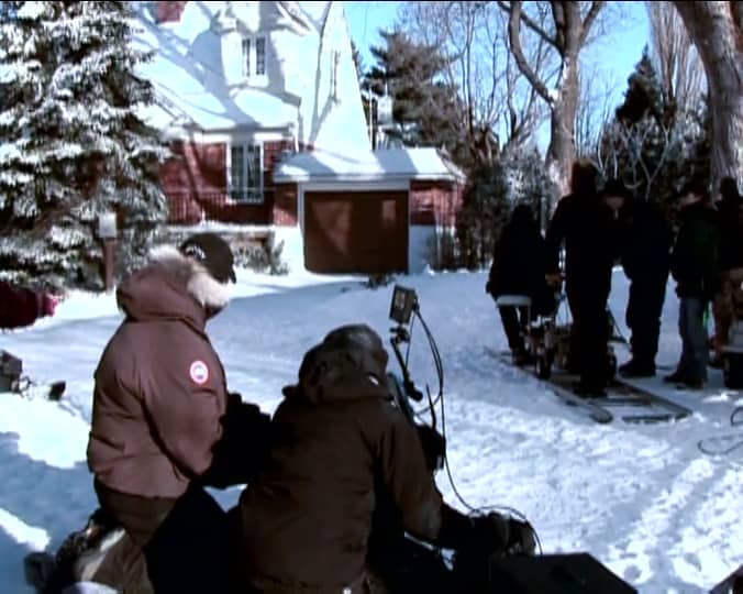 Still from Making off MERCEDES "Snow", shot
